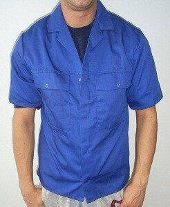Lawson-HIS JAC086 Royal Blue Short Sleeve Driver Jacket 40" chest