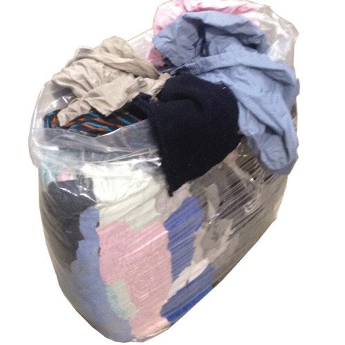 Lawson-HIS JWR200 Silk-Free Coloured Cloth Rags 10KG