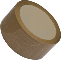 Lawson-HIS TVB020 2" x 66M Vinyl Tan Packing Tape