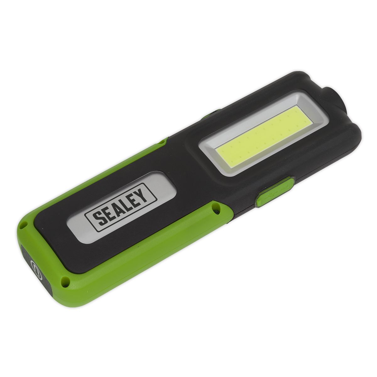 Sealey LED318G Rechargeable Inspection Light 5W COB & 3W SMD LED with Power Bank - Green