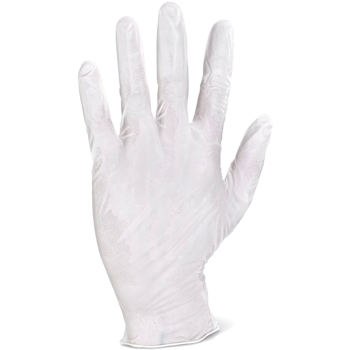 Click LEGP White Latex Powder Free Disposable Glove Large (Pack of 100