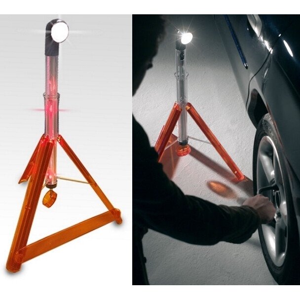 JSP LMV130-000-000 Multi-Function Roadside Rescue Wand, Light & Safety Triangle 