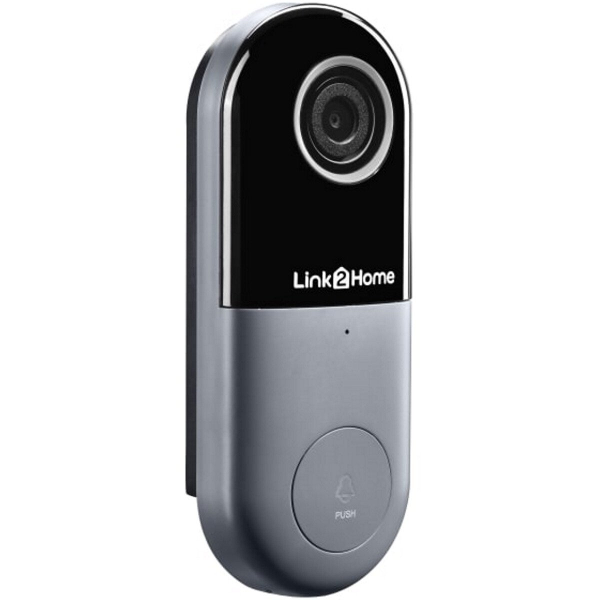 Link2Home L2HBELLW Weatherproof (IP54) Smart Wire Doorbell with Camera  LTHBELLW