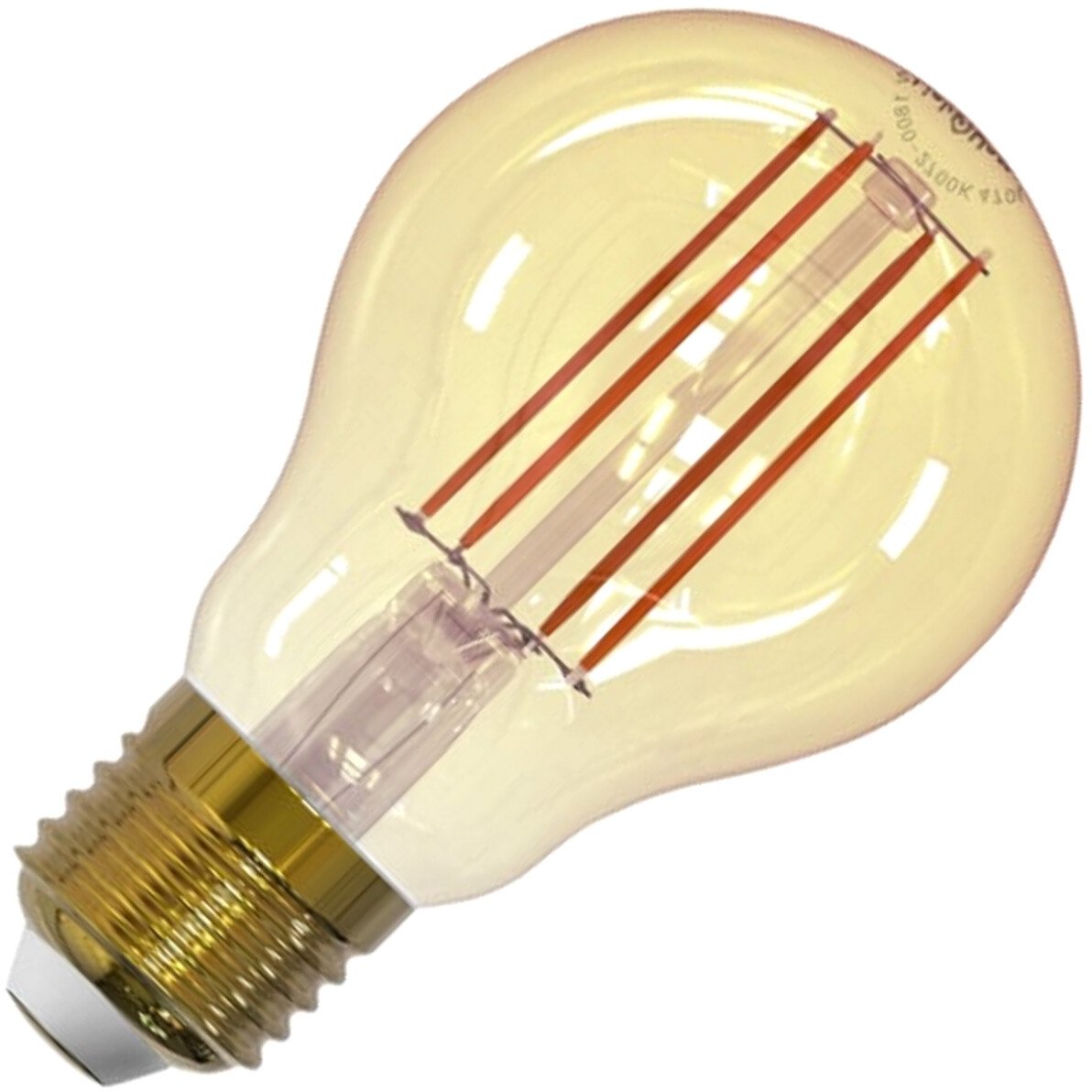 Link2Home L2HFE276W Wi-Fi LED ES (E27) GLS Filament Dimmable Bulb, White 470 lm 5.5W  LTHFE276W