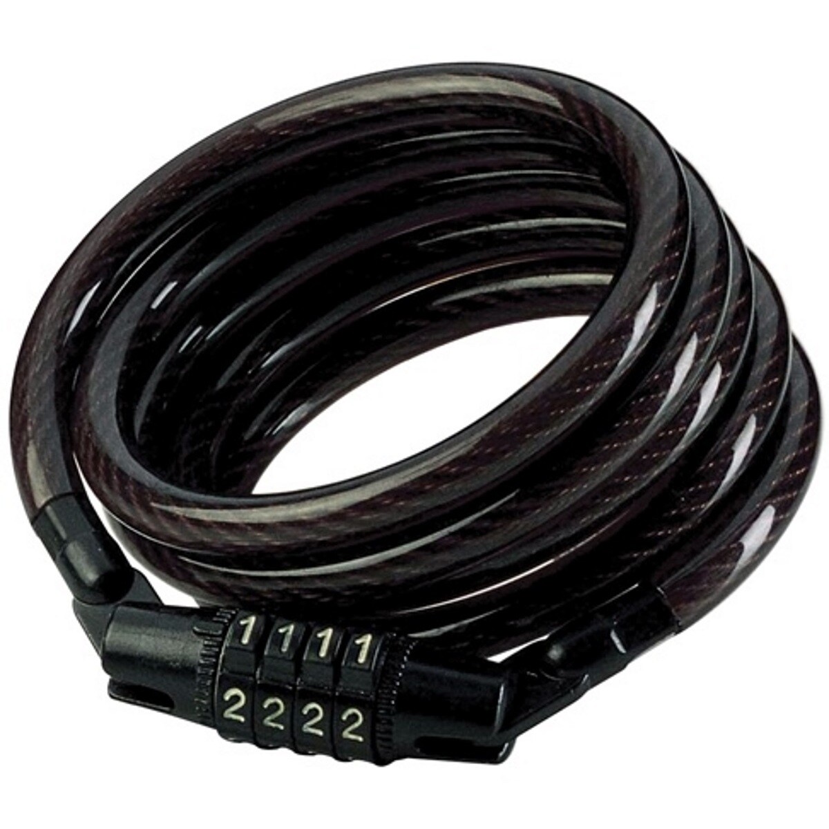 Master Lock Self Coiling Combination Cable 1.8m x 8mm MLK8221E 