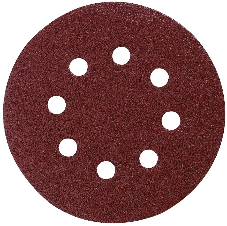 Makita P-43533 Velcro Backed 125mm Abrasive Disc 40 Grit (Pack of 10)