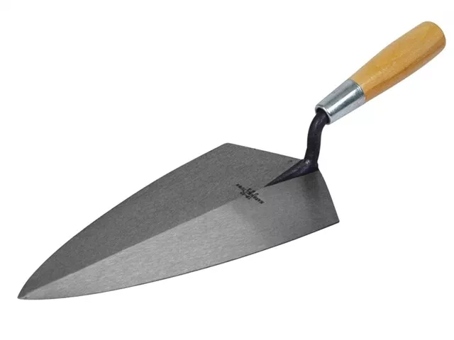 Marshalltown M1910 Philadelphia Pattern Brick Trowel Wooden Handle 250mm (10")