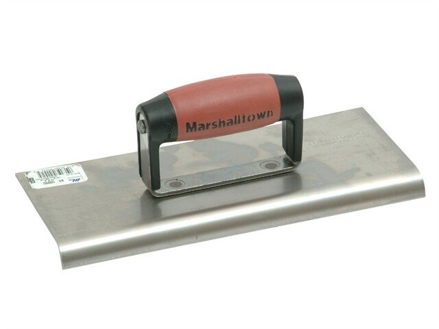 Marshalltown M192SS Stainless Steel Cement Edger with Durasoft Handle 10 x 4"