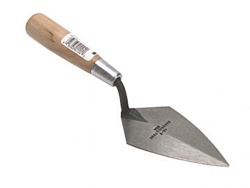 Marshalltown M456 Philadelphia Pattern Pointing Trowel with Wooden Handle 6"