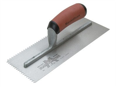 Marshalltown M701SD 'V' Notched Trowel with Durasoft Handle 280 x 115mm (11 x 4.1/2")