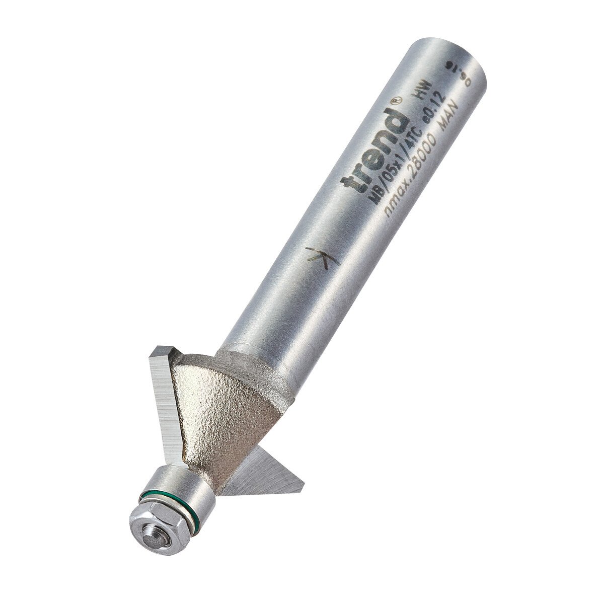 Trend MB/05X1/4TC Mini guided chamfer 45 degree x 14.3mm diameter