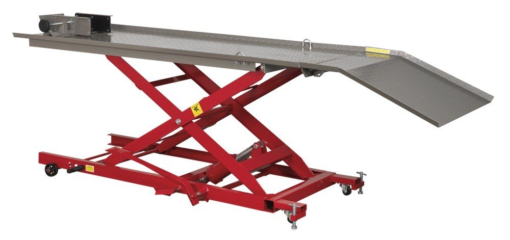 Sealey MC454 Hydraulic Motorcycle Lift 450kg Capacity
