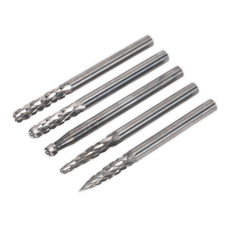 Sealey MCBSET01 Micro Carbide Burr Set 5pc