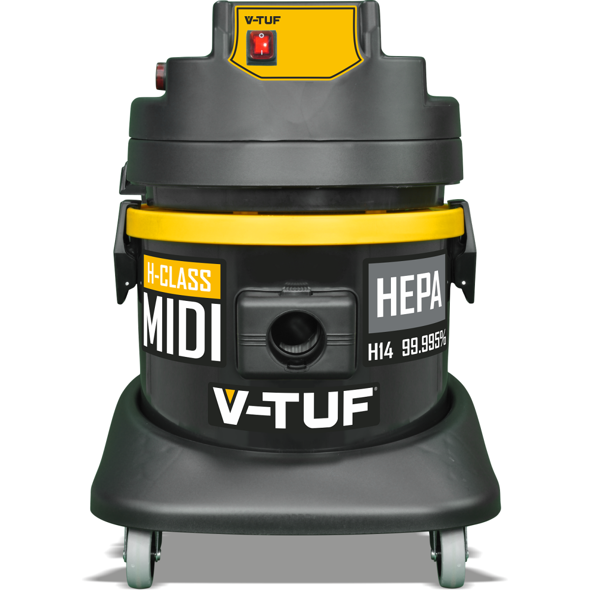 V-Tuf MidiH110 110V 1400w H Class 21L Dust Extraction Vacuum Cleaner 