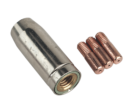 Sealey MIG953 Gas Cup x 1 Contact Tip 0.6mm x 3 TB14K