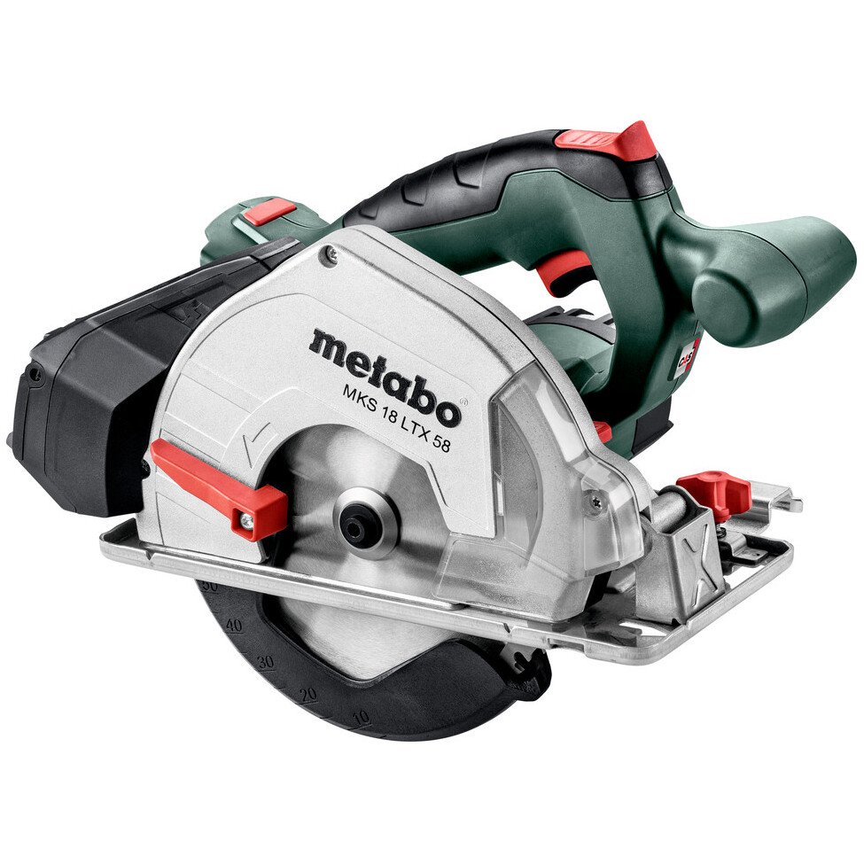 Metabo Ex Demo Body Only MKS18LTX58 18v Metal Cutting Circular saw In Case