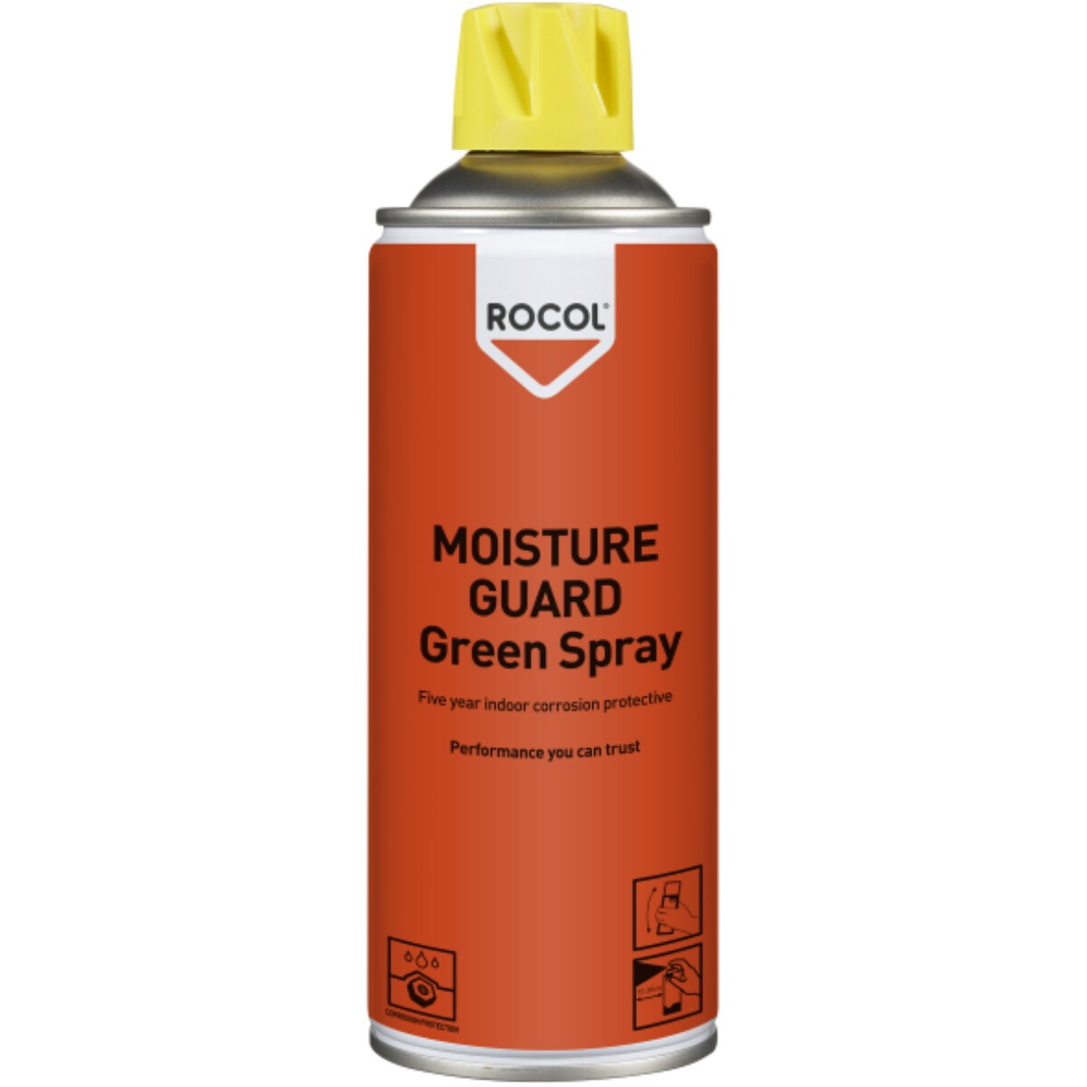 Rocol 69045 MOISTURE GUARD GREEN SPRAY Indoor Corrosion Protective