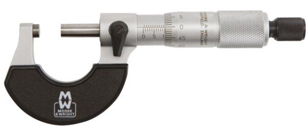 Moore and Wright 1961MB Traditional External Micrometer 0-25mm x 0.002mm