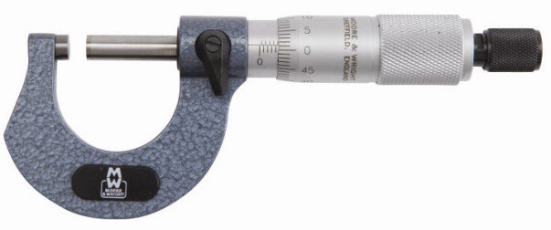 Moore and Wright 1965MB Traditional External Micrometer 0-25mm x 0.002mm