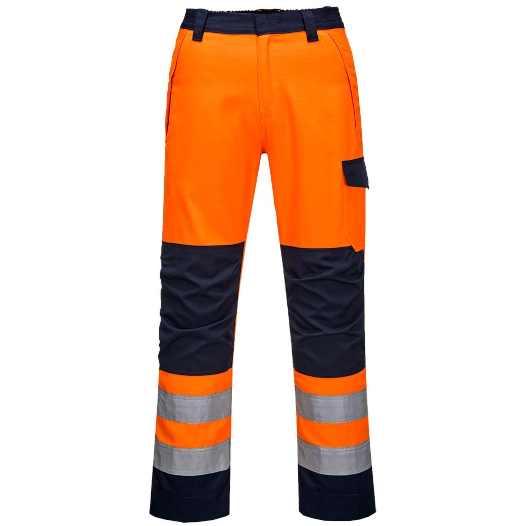 Pantalon De Travail Ingénieur Ignifuge Portwest S882 – Taille 34 36 38, Couleur Orange