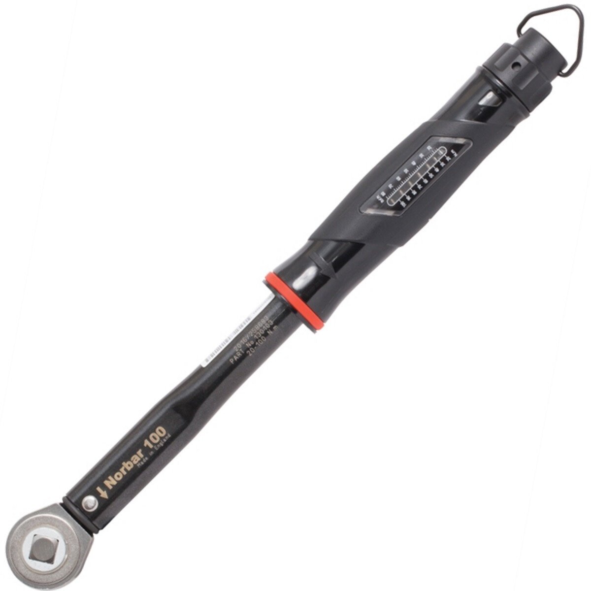 Norbar 130103 NorTorque®100 Adjustable Dual Scale Ratchet Torque Wrench 1/2in Drive 20-100Nm NOR130103