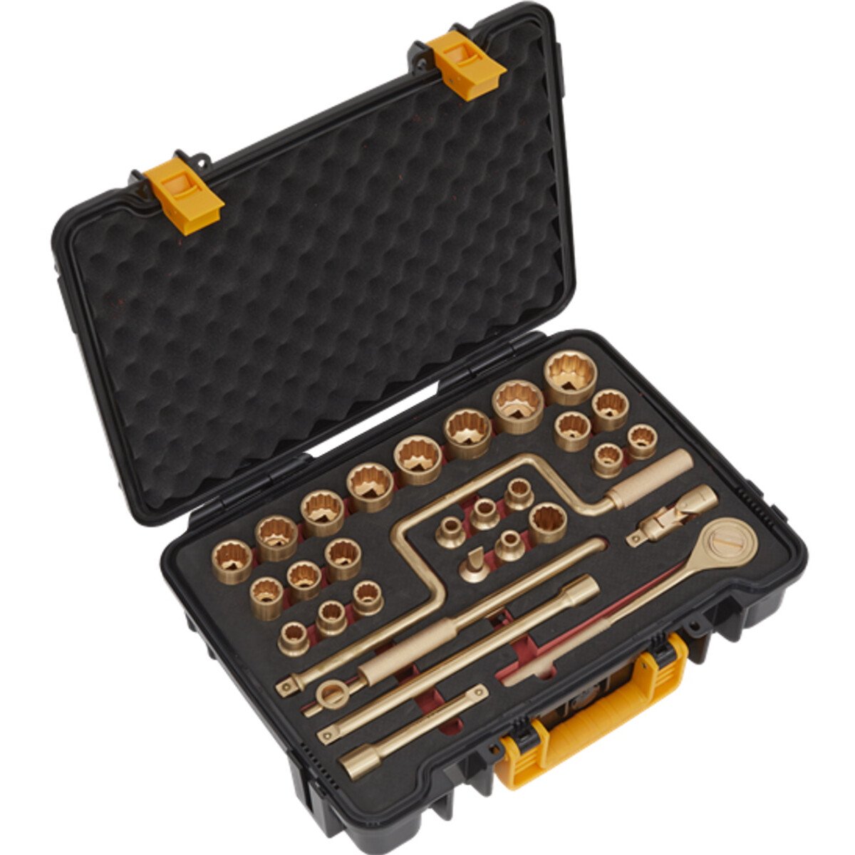Sealey NS039 Socket Set 32 Piece 1 2 Drive Non Sparking Beryllium Copper from Lawson HIS