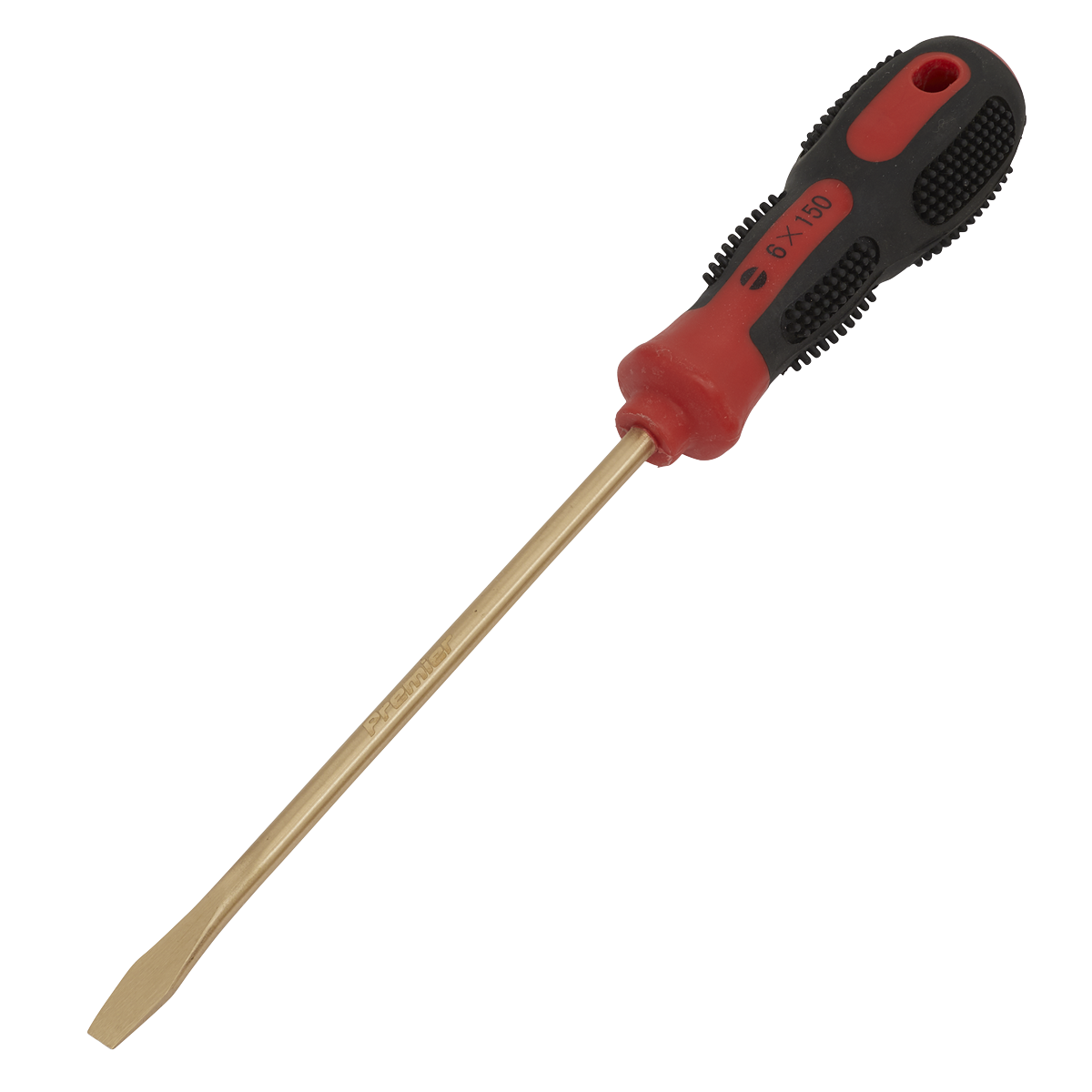 Sealey NS094 Screwdriver Slotted 6 x 150mm - Non-Sparking