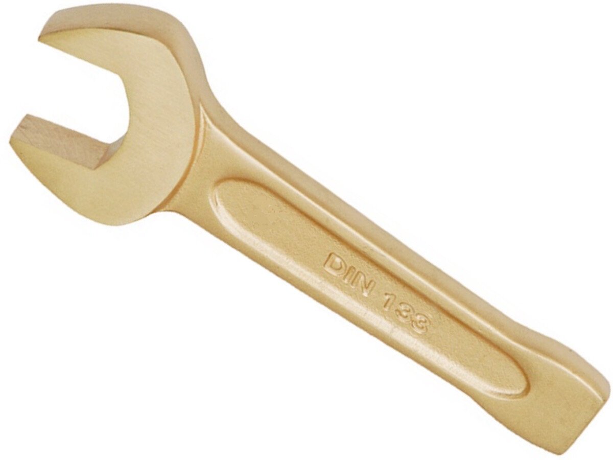 Bahco NS100-56 56mm Non-Sparking Open Ended Slogging Spanner Aluminium Bronze AL-BR