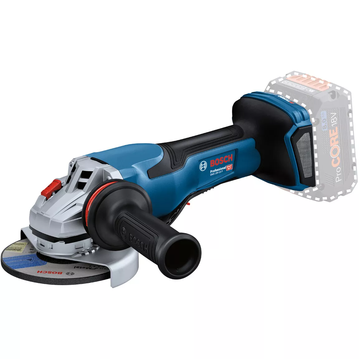 Bosch GWS 18V-15 P 18v Body Only 125mm Angle Grinder BITURBO BRUSHLESS Connected in Carton