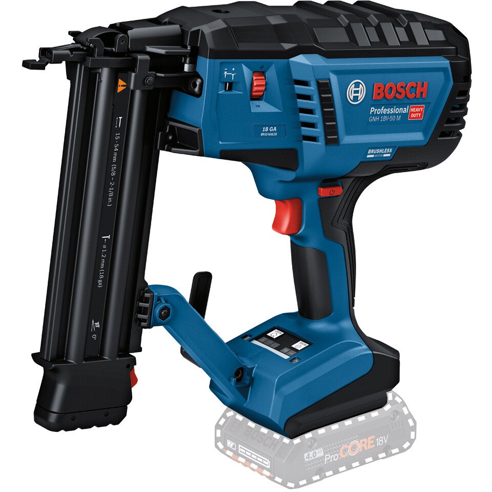 Bosch GNH 18V-50 M Body Only 18v 18Ga Second Fix Nailer BRUSHLESS in Carton