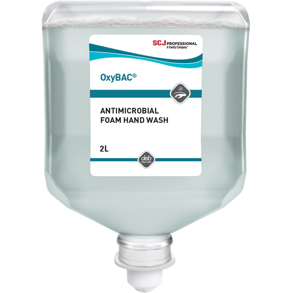 Deb OXY2LT OxyBAC® Foam Wash Refill Cartridge Carton of 4 x 2L