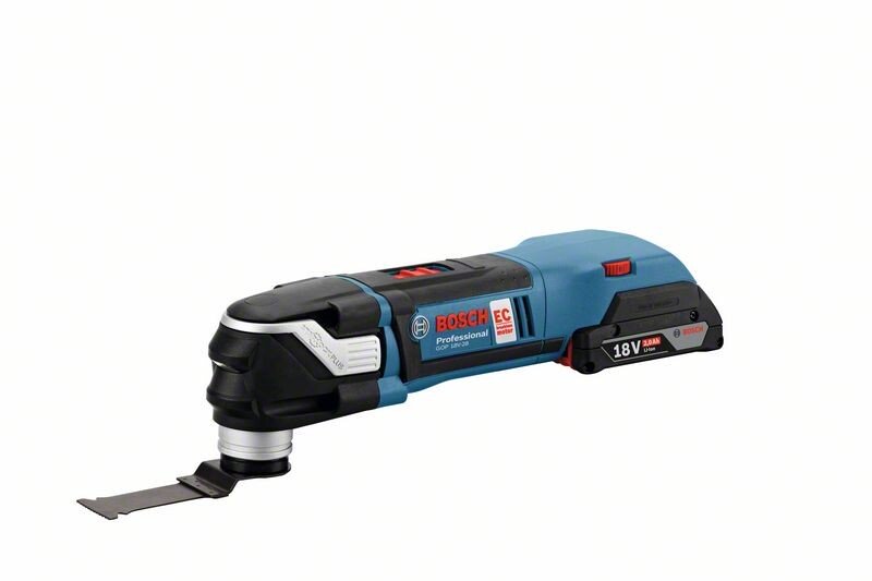 Bosch GOP 18 V-28 18V Brushless Starlock Multi-Cutter with Accessories and 2x 5.0Ah Batteries in L-BOXX
