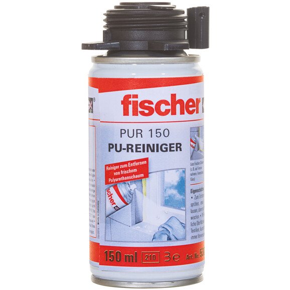 Fischer 53083 PUR 150 PU Cleaner for Cleaning Foam Guns 150ml