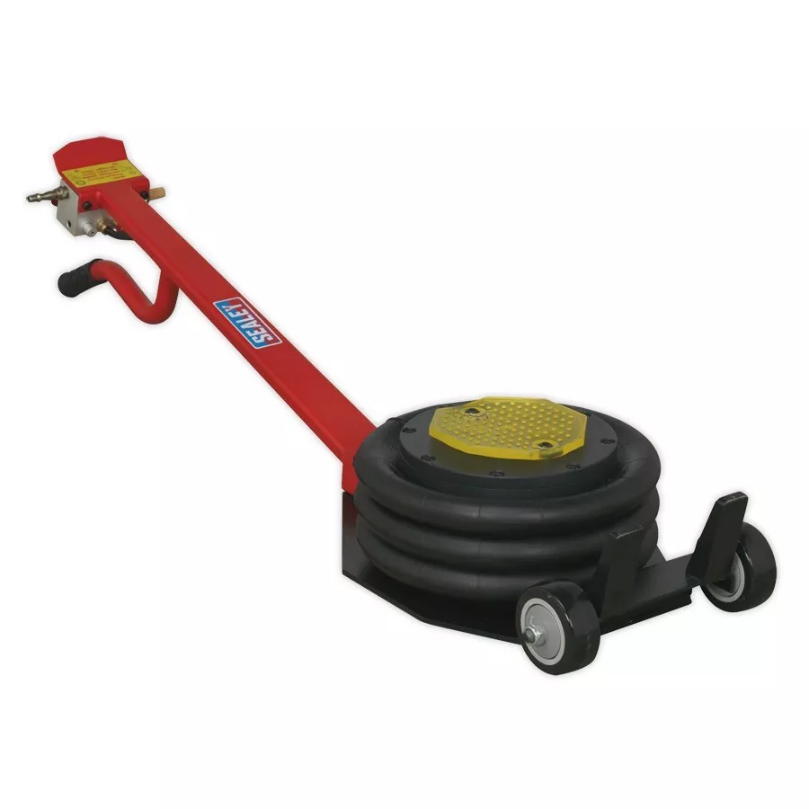 Sealey PAFJ3 Premier Air Operated Fast Jack 3tonne Three Stage - Long Handle