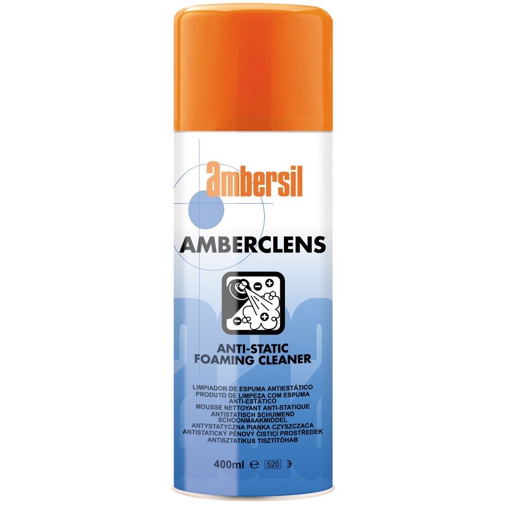 Ambersil 31592-AA Anti-Static Foaming Cleaner Amberclens 400ml
