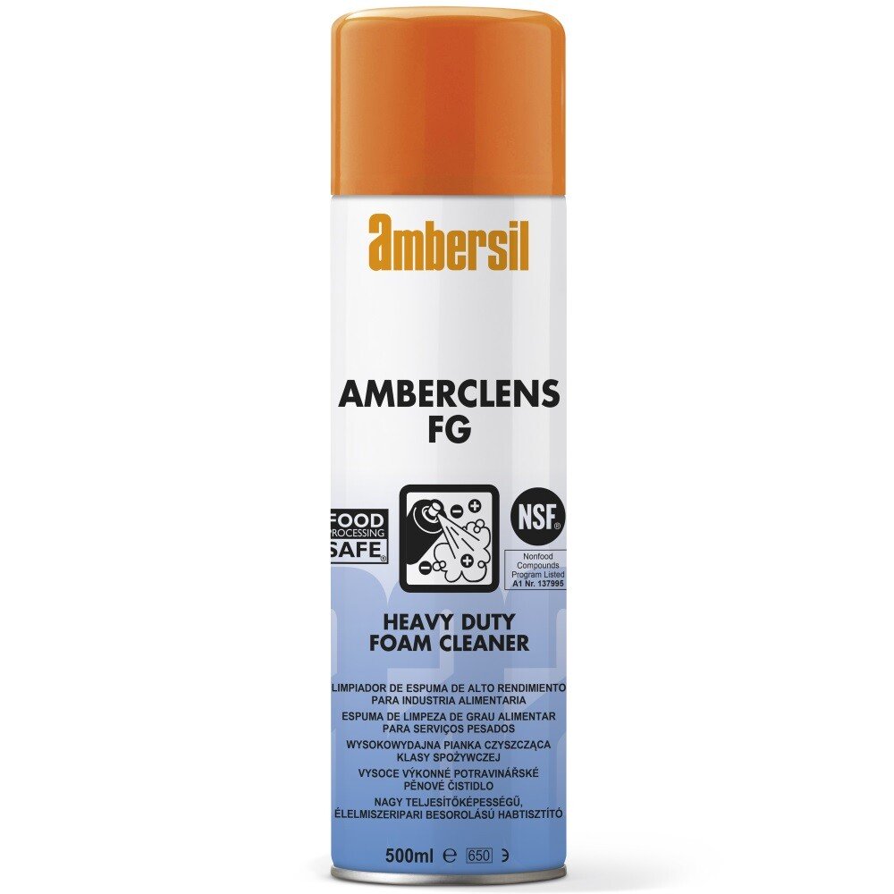 Ambersil 30241-AA Amberclens FG NSF A1 Foam Cleaner 500ml 