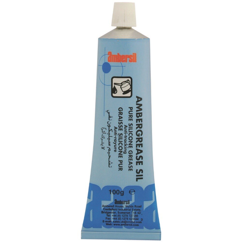 Ambersil 31888-AA 4000 100ml Ambergrease SIL Pure Silicone Grease (Previously Greasil) 