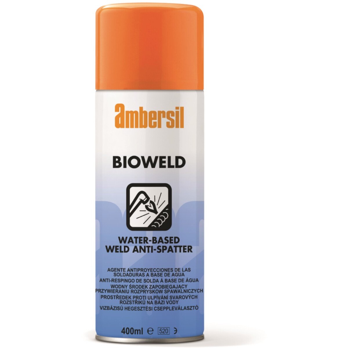 Ambersil 31621 Bioweld AB Water-Based Spatter Release 400g Aerosol