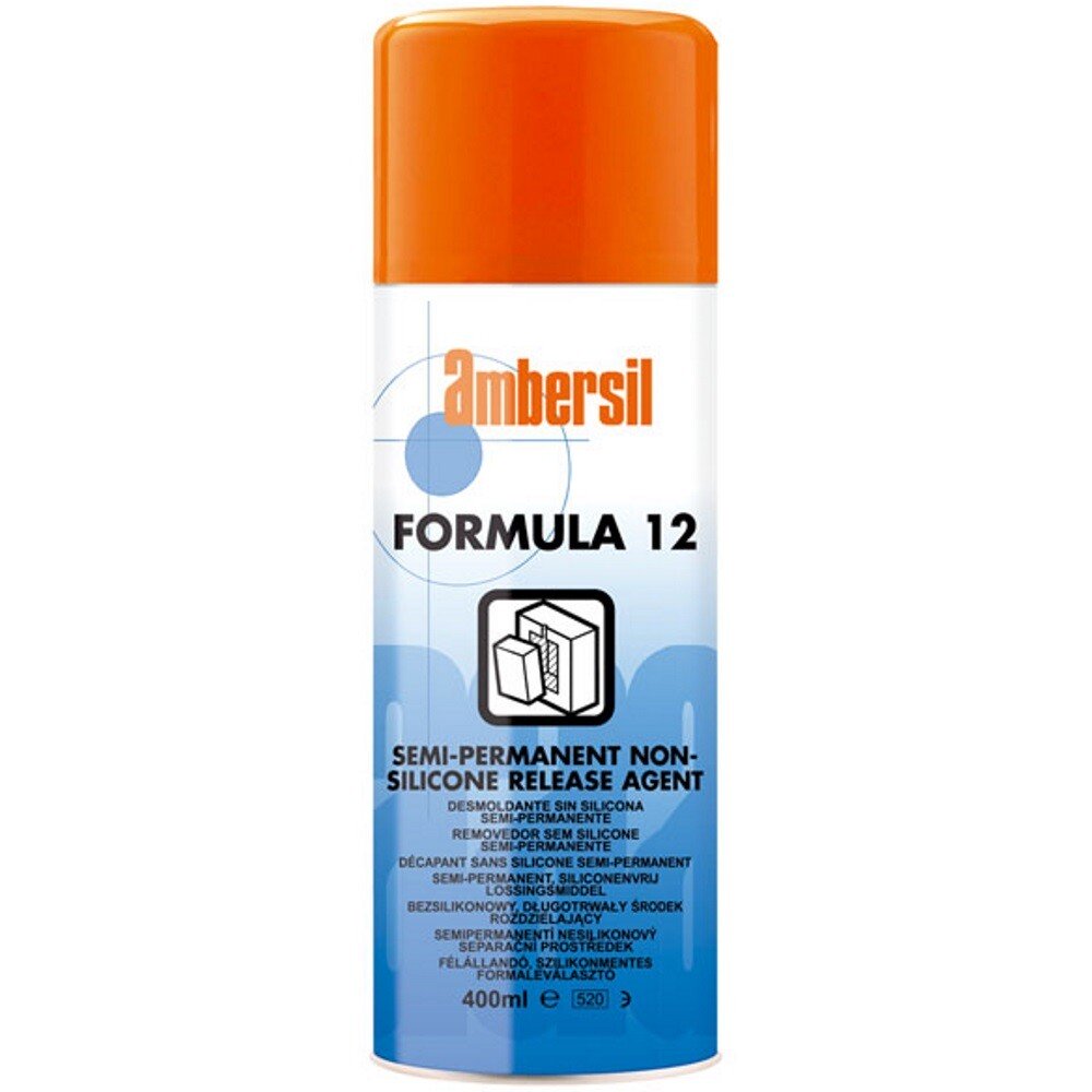 Ambersil 31544-AA Formula 12 (Twelve) Semi Permanent Non-Silicone Release Agent 400ml (Box of 12)