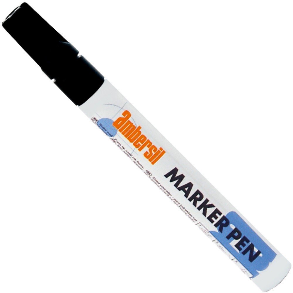 Ambersil 20364-AA BLACK Paint Marker Pen
