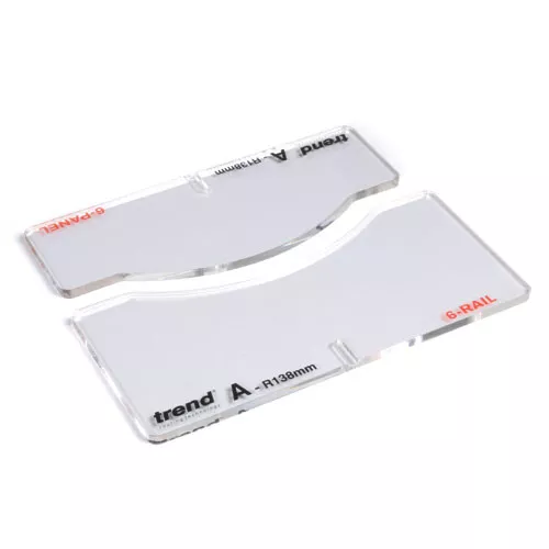 Trend TEMP/PD/R/D Template panel door set rad 264mm