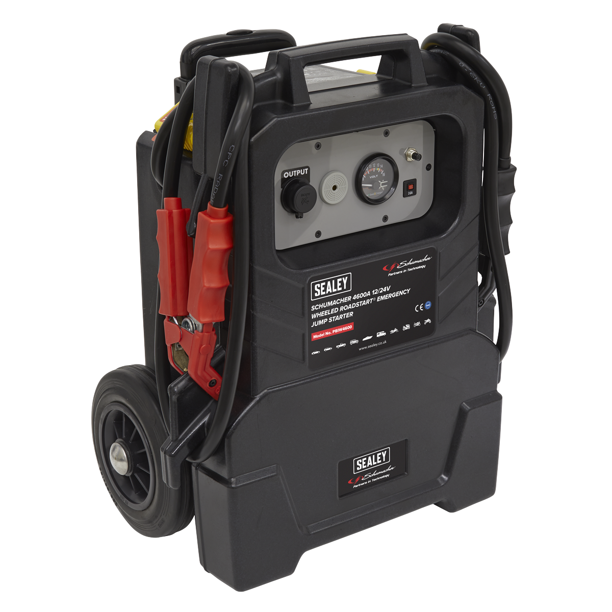 Sealey PBIW4600 Schumacher Wheeled RoadStart Emergency Jump Starter 12
