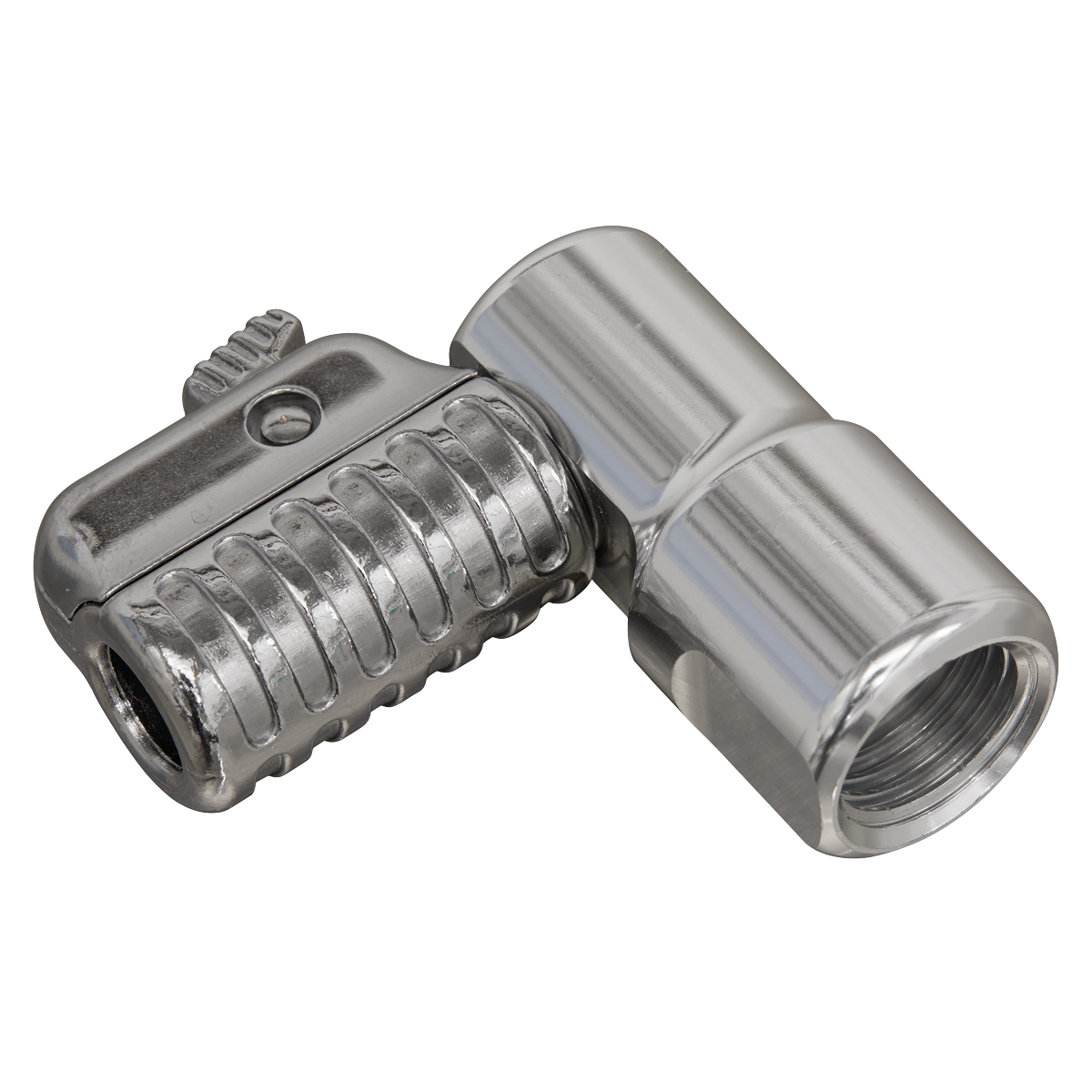 Sealey PCL6A 90 Angled Swivel Tyre Inflator Clip-On Connector 1/4"BSP(F)