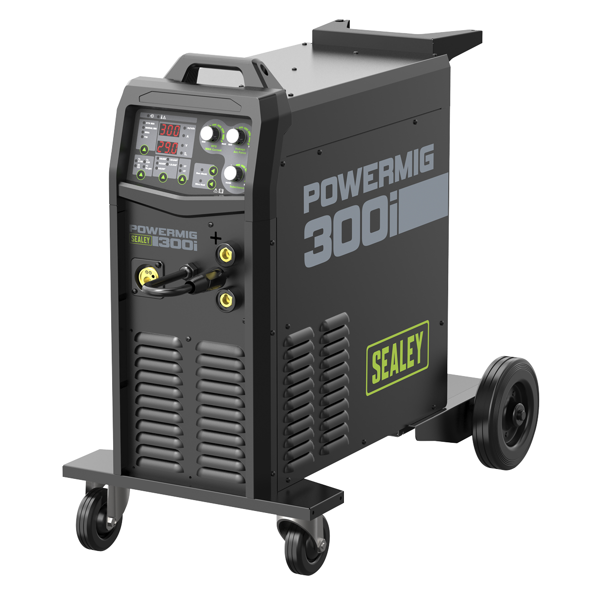 Sealey POWERMIG300i 300A Professional Gas/Gasless MIG/TIG/MMA Inverter Welder 400V 3ph