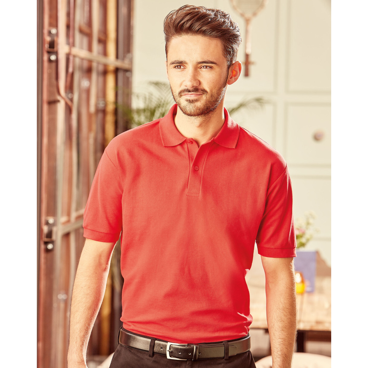 Russell 539M Men's Classic Polycotton Polo Shirt. Sizes XS-2XL