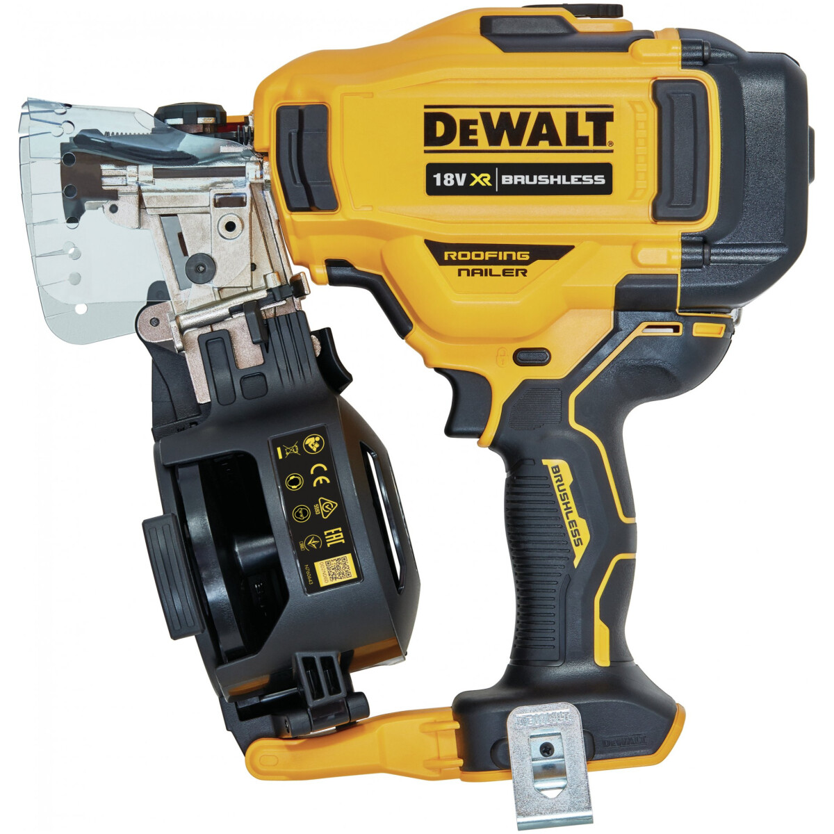 DeWalt DCN45RNNXJ Body Only 18V XR Brushless Roofing Coil Nailer from