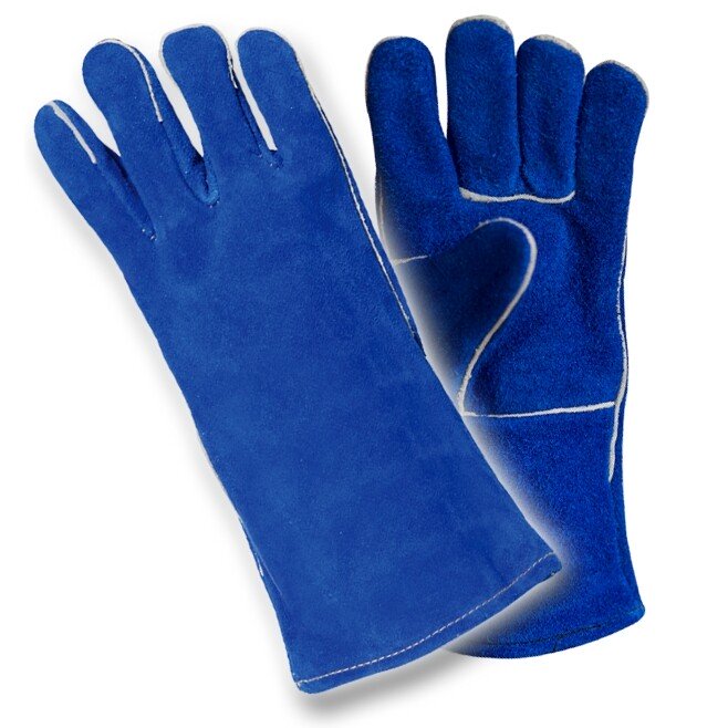 Lawson-HIS RSW1C Welders Lined Welding Gauntlet Blue