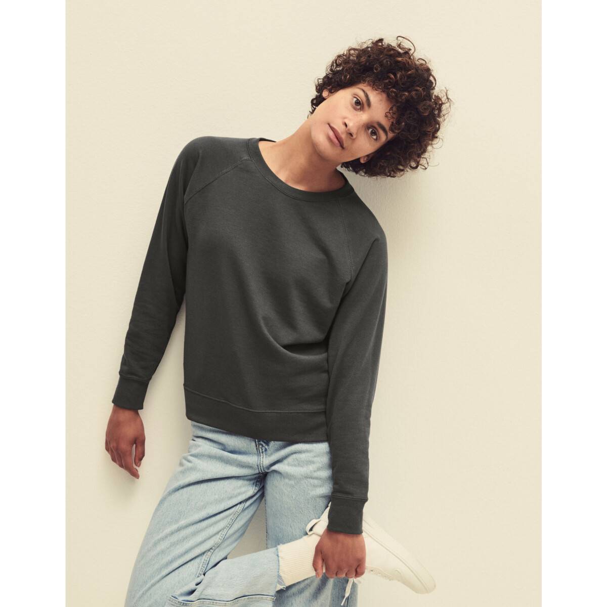 Fruit of the loom crew neck deals sweatshirt womens