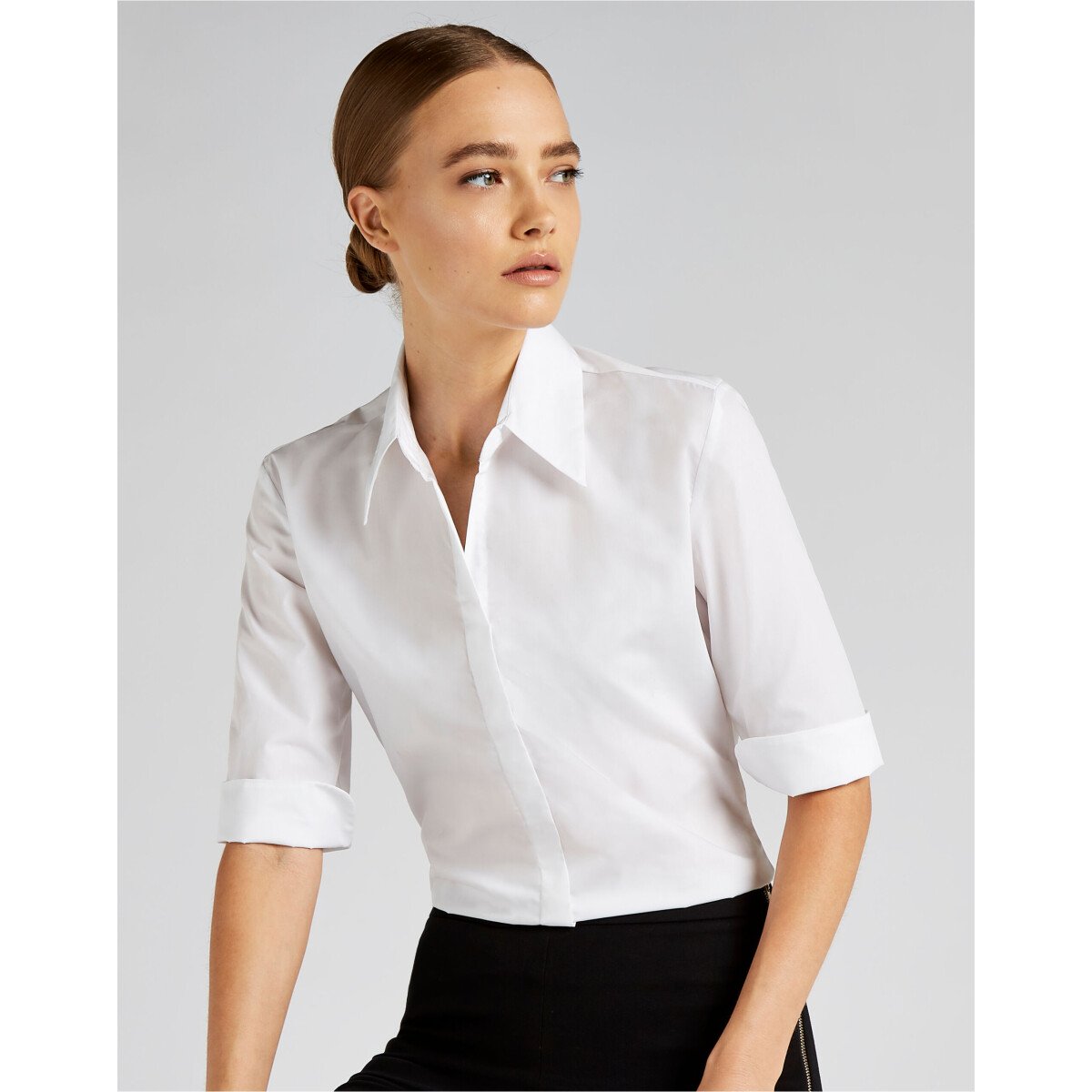 Kustom Kit KK715 Womens Tailored Fit 3/4 Sleeve Continental Blouse