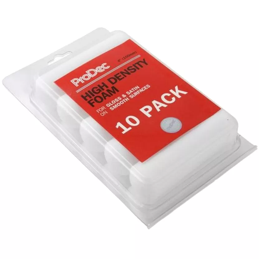 ProDec PRRE036 100mm (4") High Density Foam Roller Refill (Packet of 10)